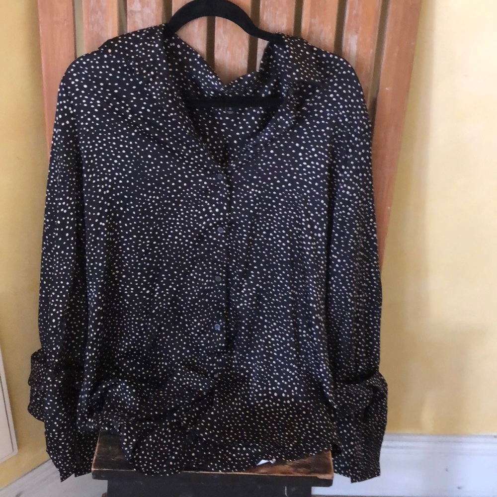 Draped blouse